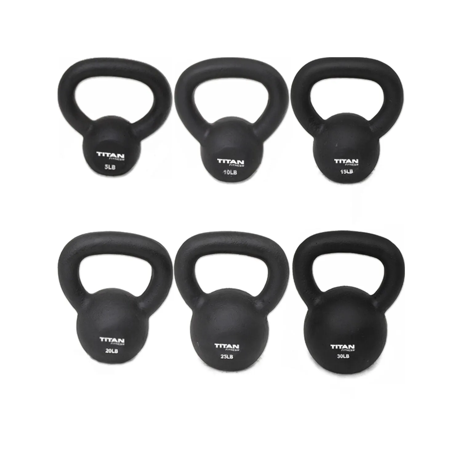 105 LB Set Cast Iron Kettlebells