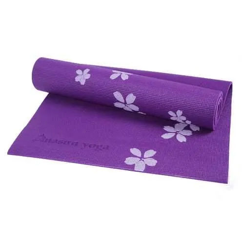 6MM PVC Printed Yoga Mat Non-slip Thicken Foaming Fitness Exercise Mat For Beginner