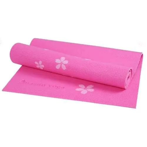 6MM PVC Printed Yoga Mat Non-slip Thicken Foaming Fitness Exercise Mat For Beginner