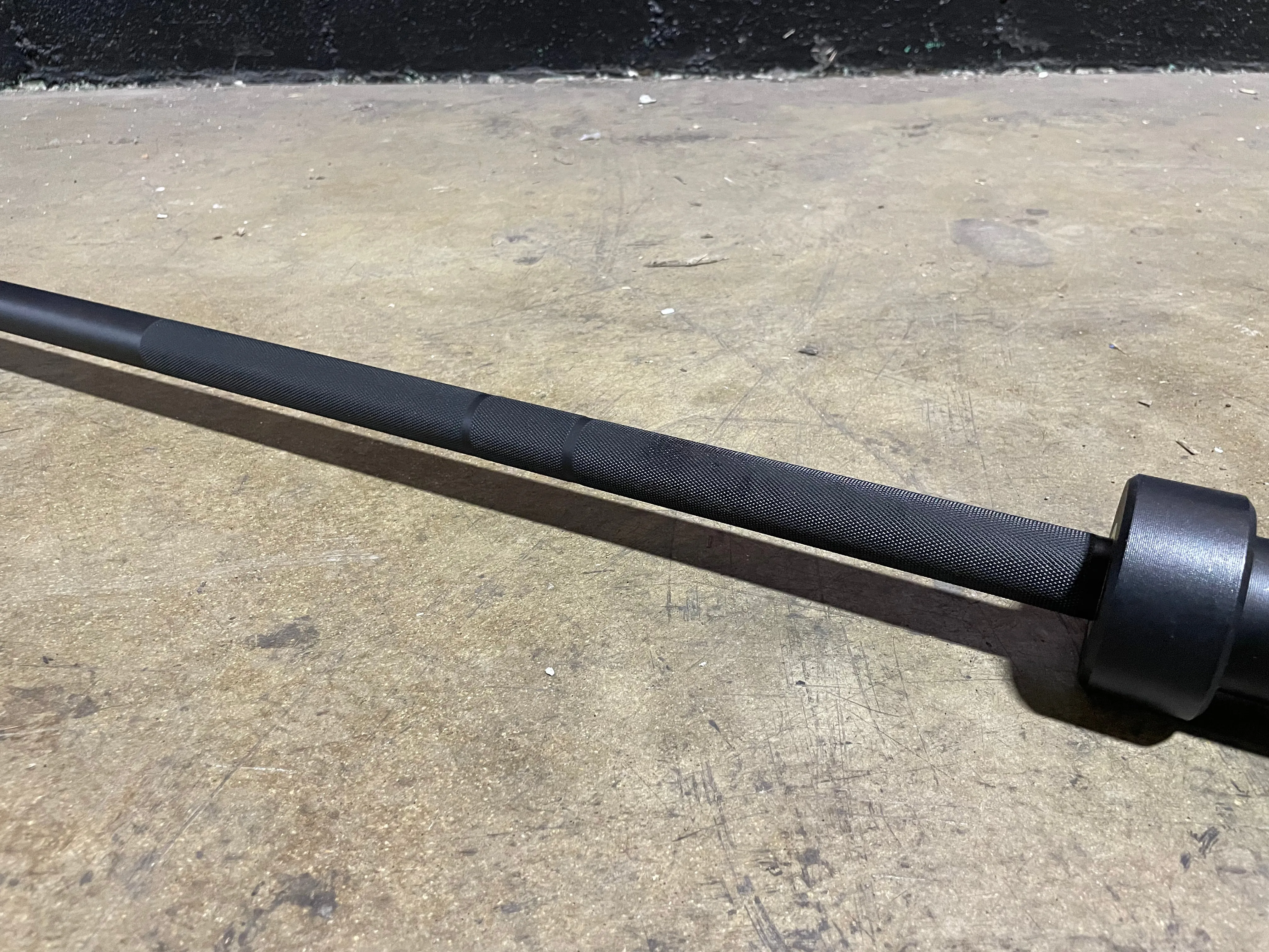 7' Olympic Training Bar - Solid Black