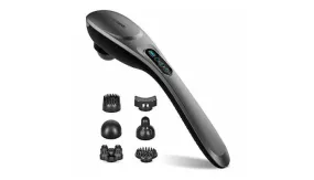 Amazon's Choice: Cordless Back Massager - 6 Interchangeable Nodes, 6 Speeds & 6 Modes - Ships Next Day!