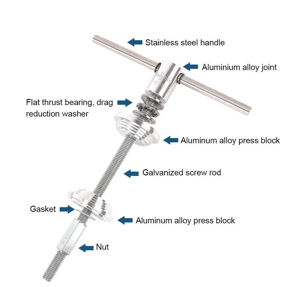 Bicycle Headset Installation Dismount Tools Bike Bottom Bracket Cup Press Fit Install Tool