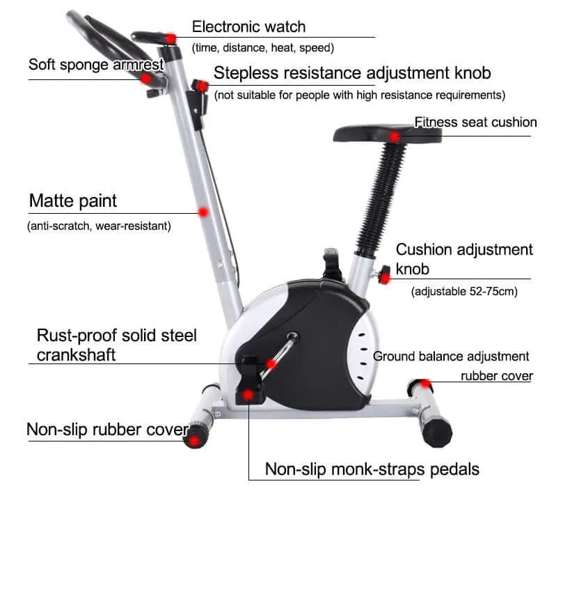 Bike Indoor Exercise Bike Office Fat Burner Fitness Equipment Foot Pedal Exercise Bike