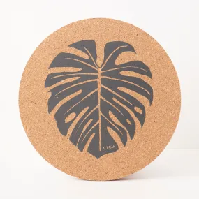 Cork Max Placemats - Monstera