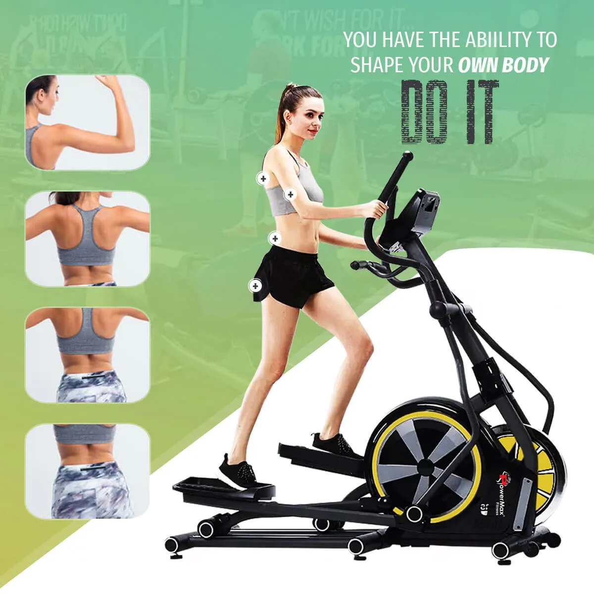 EC-1500 Commercial Elliptical Cross Trainer with 20inch Stride Length