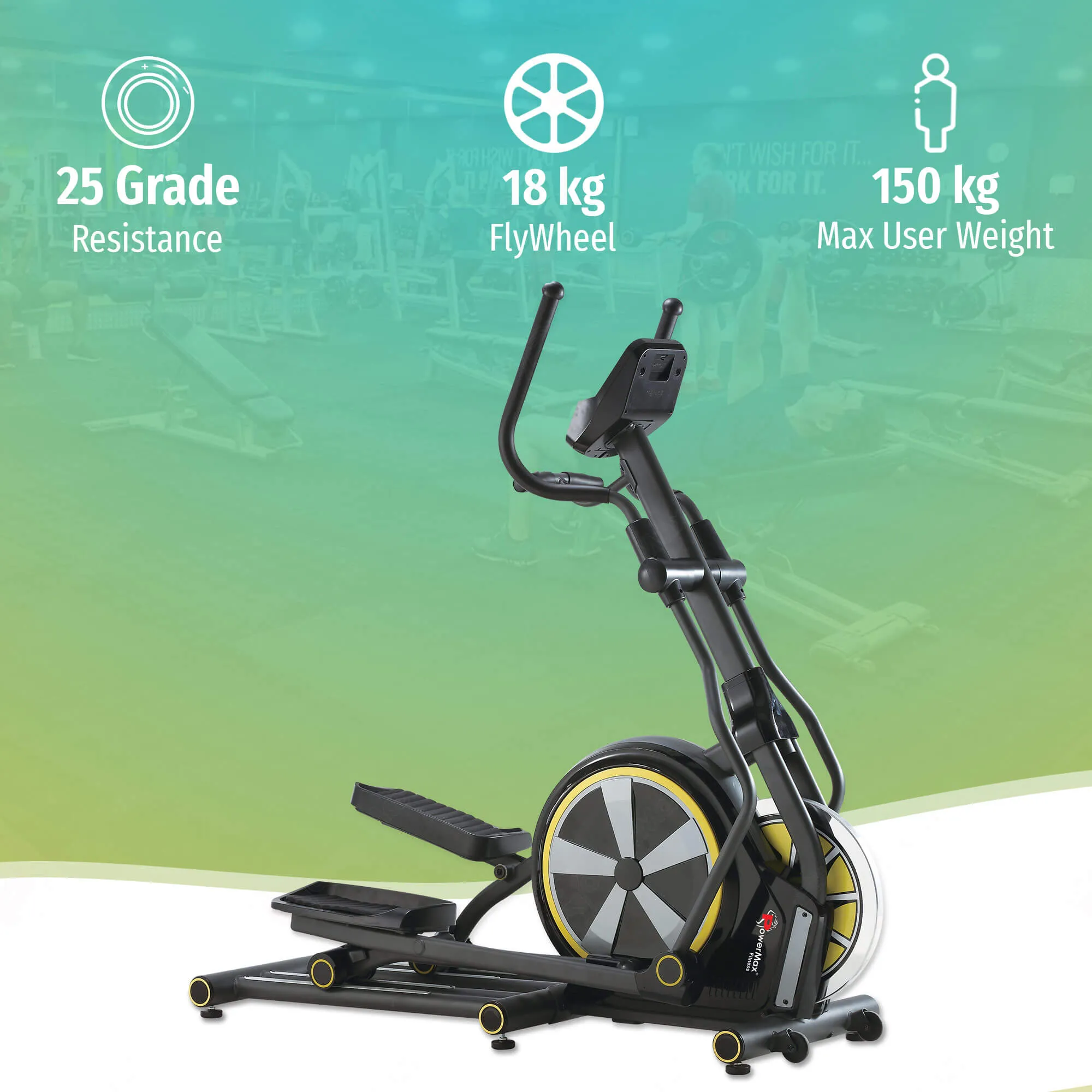 EC-1500 Commercial Elliptical Cross Trainer with 20inch Stride Length