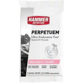 Hammer Perpetuem: Strawberry Vanilla, 12 Single Serving Packets