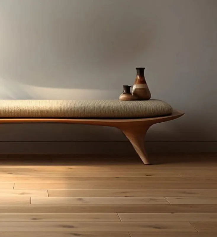 Handmade Designer Bench with Cushion