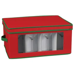 Holiday Stemware Storage Chest