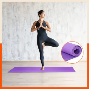 Kriya Classic Yoga Mat | Purple & Mauve (Size: 24” x 72” Thickness: 6mm)