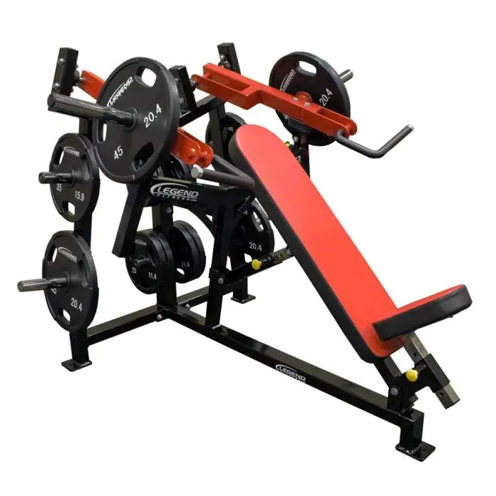 LeverEDGE Unilateral Converging Incline Chest Press Machine Legend 6002