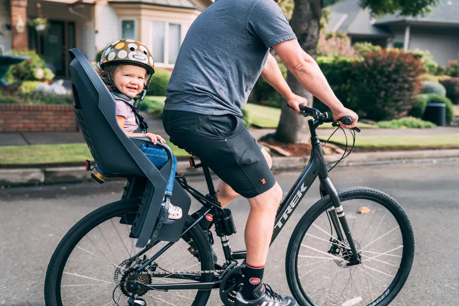 NEW Burley Dash Frame Mount Child Seat With Extended Rails - Black