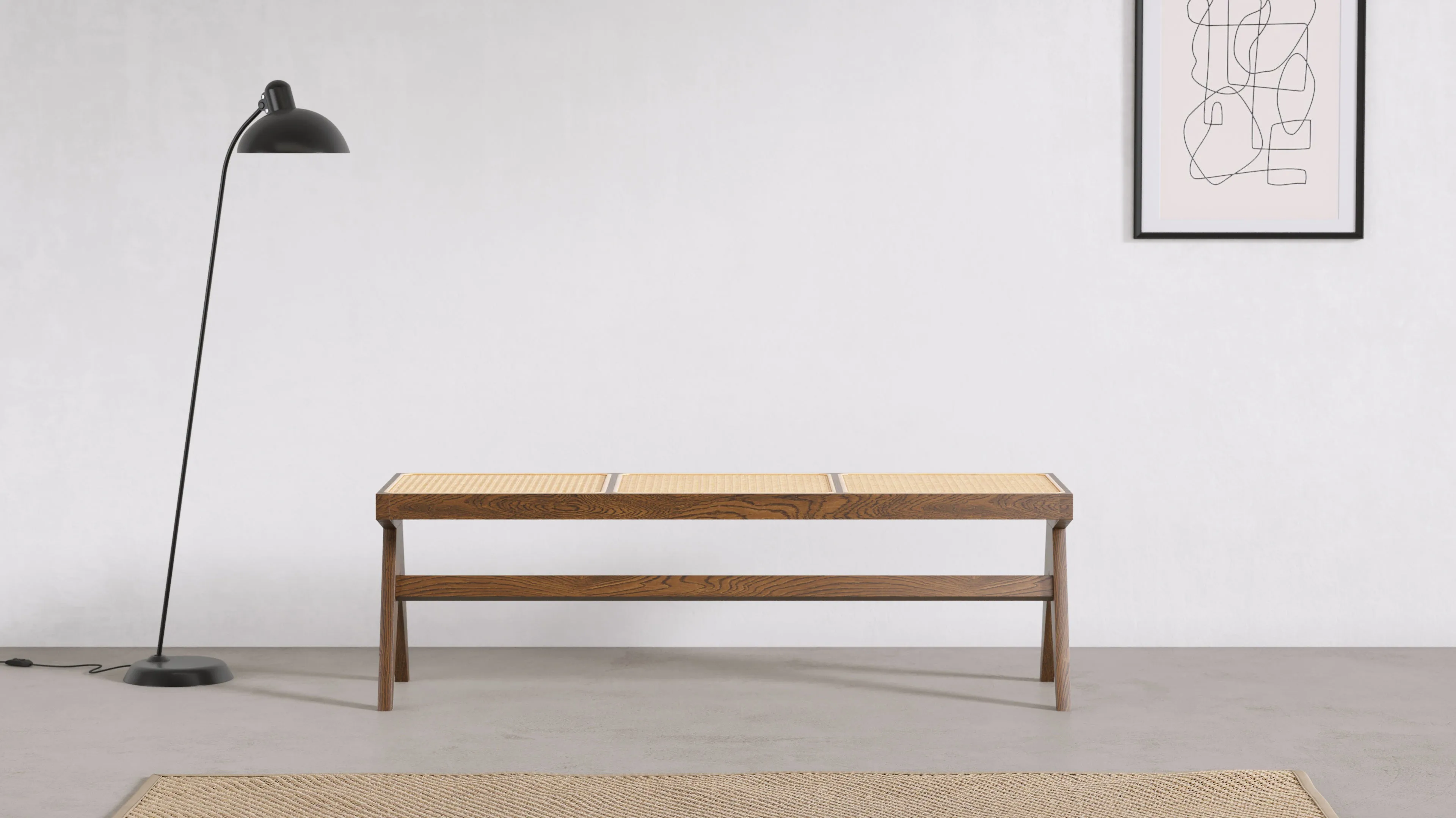 Pierre Jeanneret - Pierre Jeanneret Bench, Walnut