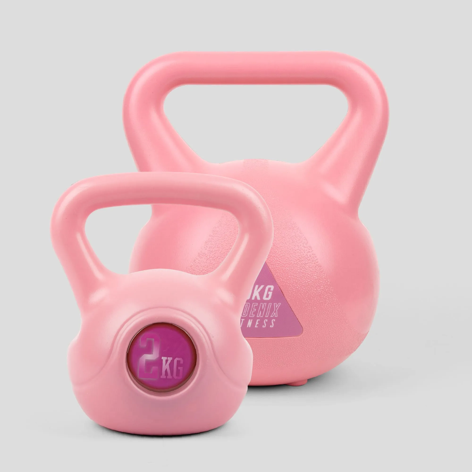 Pink Vinyl Kettlebells