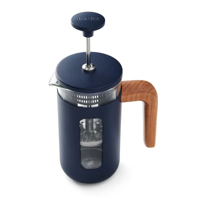 Pisa 3-Cup Cafetiere, Navy