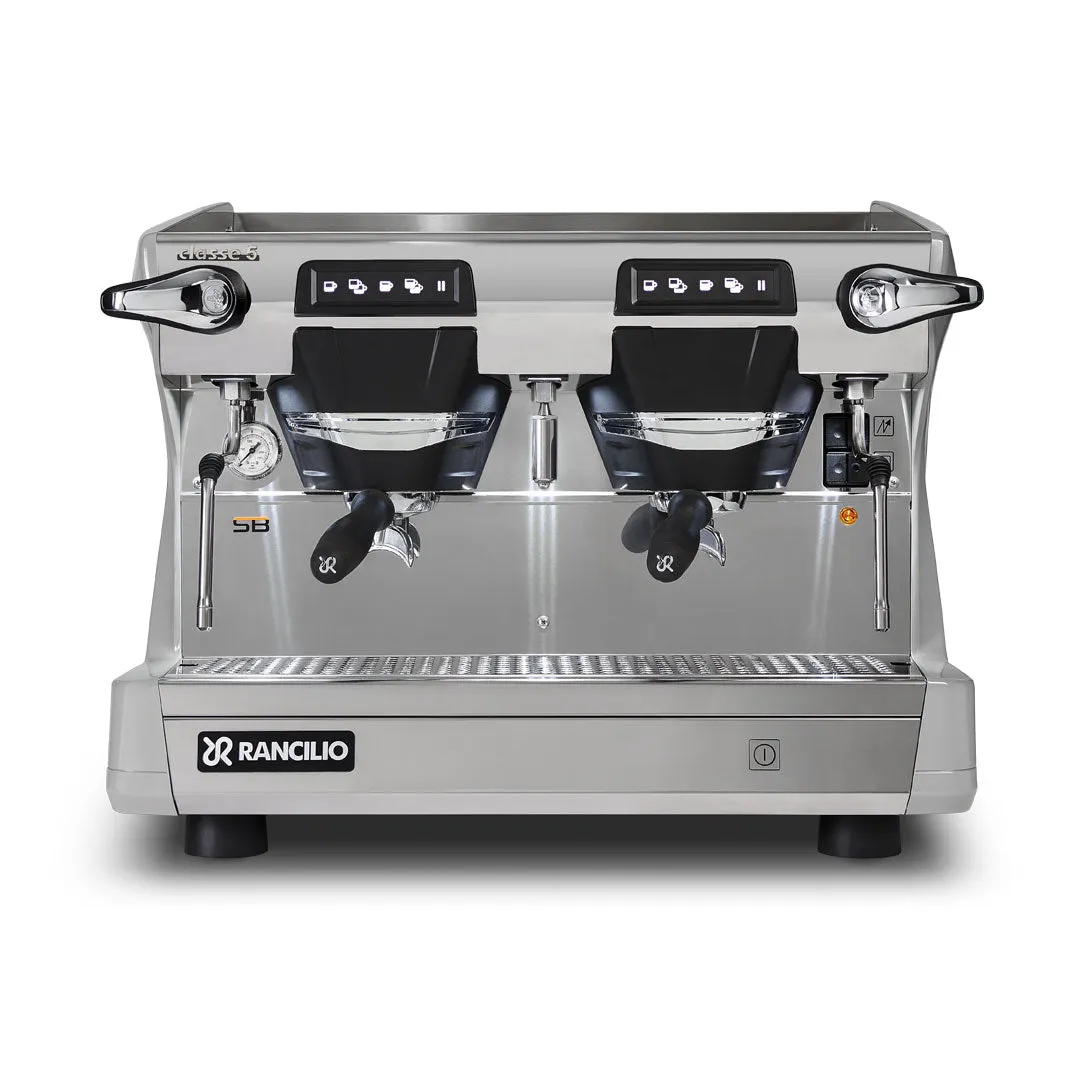 Rancilio Classe 5 USB 2 Group Compact Volumetric Espresso Machine - Grey