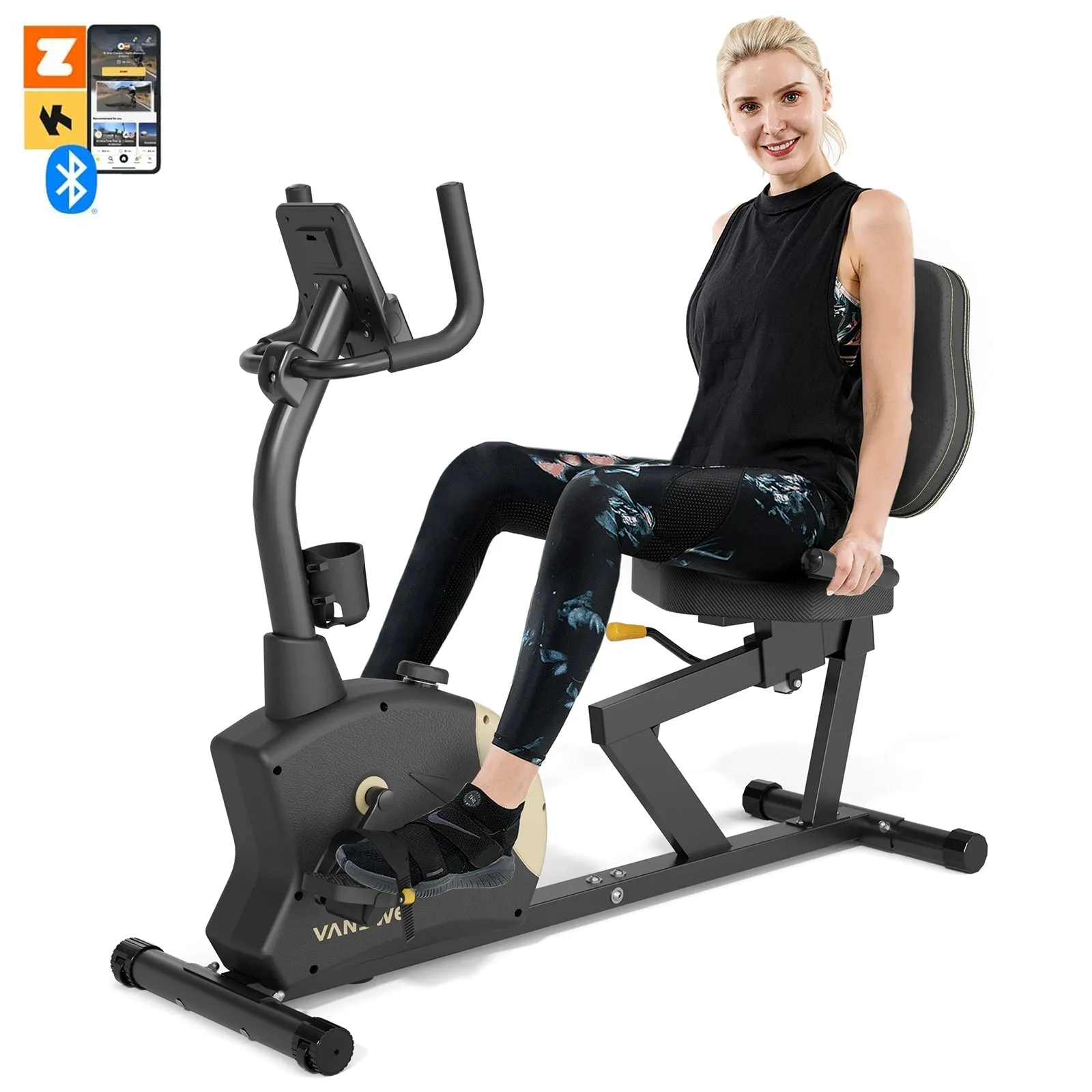 Recumbent Exercise Bike (2024) for Adults Seniors Home Cardio Workout and Physical Therapy