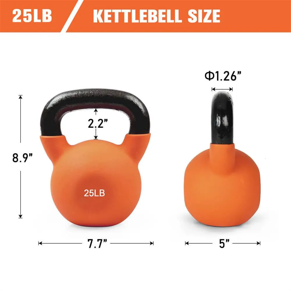 RitFit Neoprene Kettlebell 20-50 lbs Kettlebell