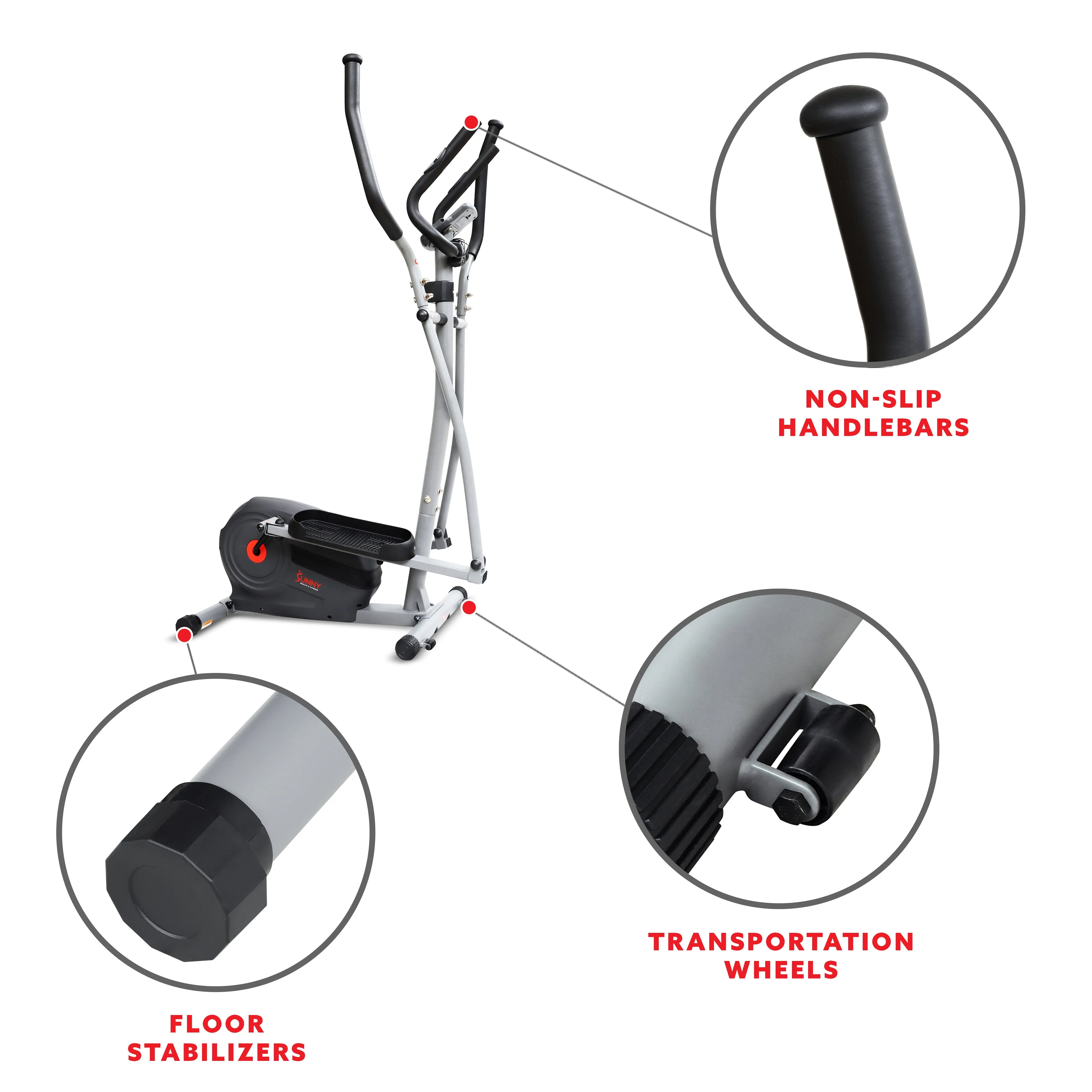 Smart Magnetic Elliptical with Exclusive SunnyFit® App Enhanced Bluetooth Connectivity