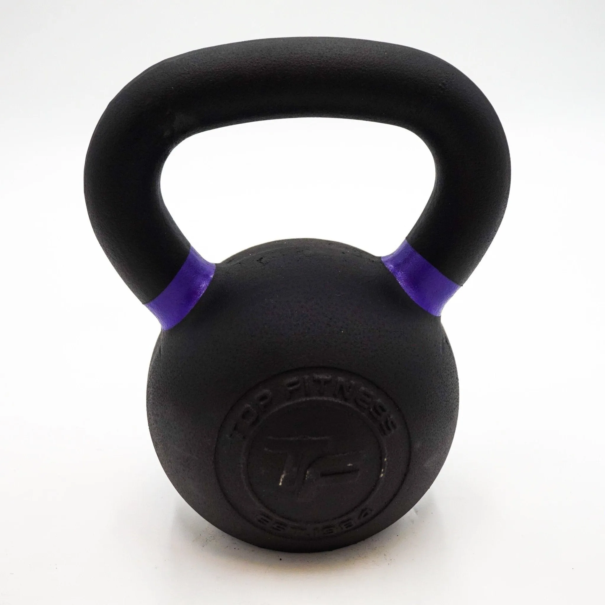 Top Fitness Cast Iron Kettlebell  (Color-Coded)