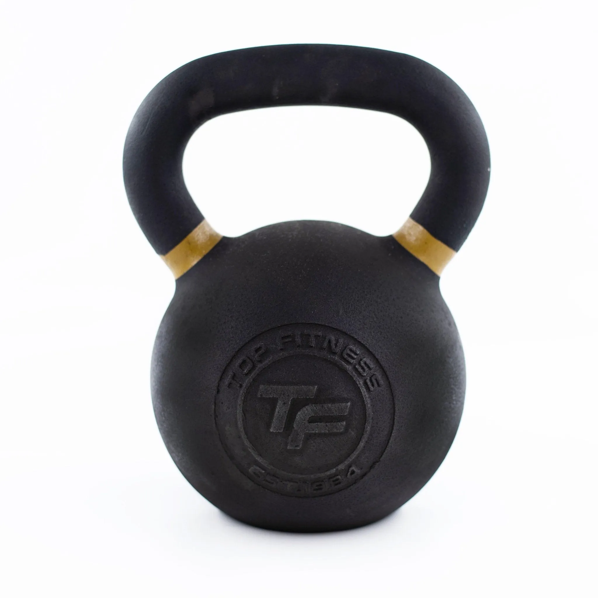 Top Fitness Cast Iron Kettlebell  (Color-Coded)