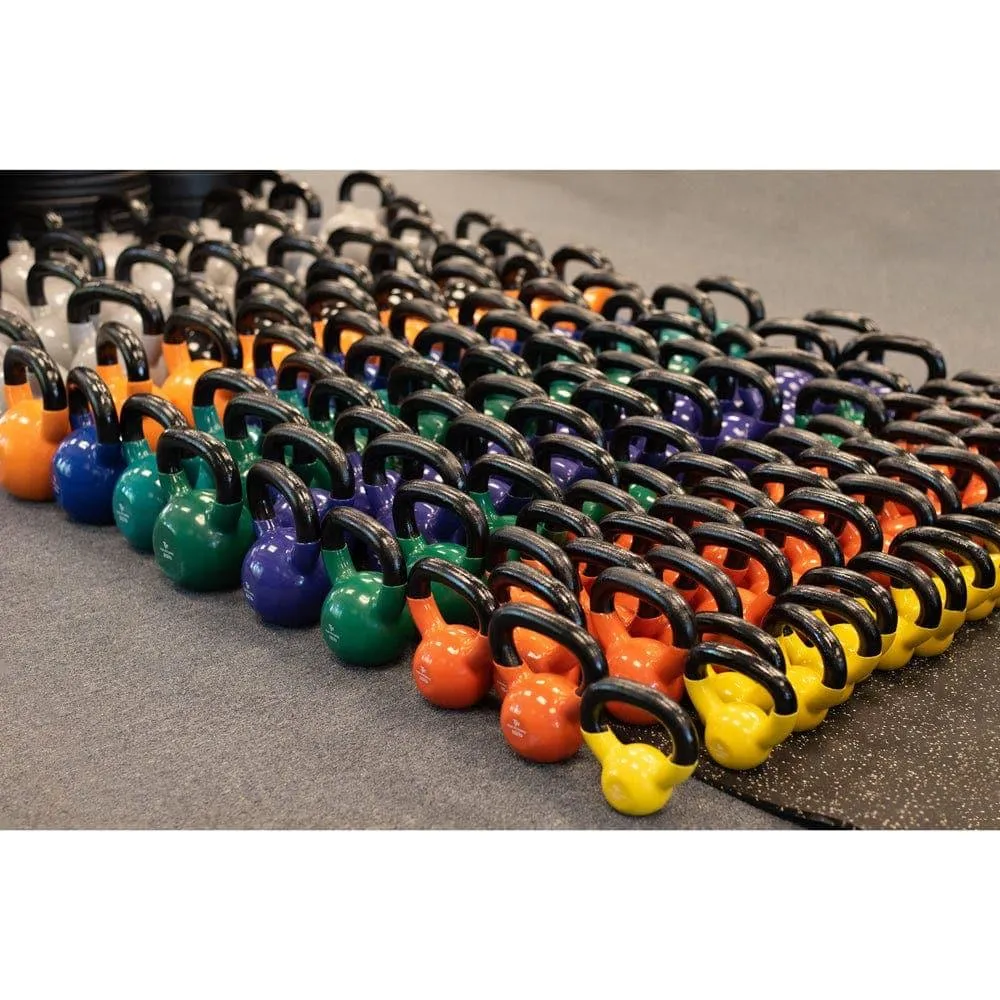 Top Fitness Vinyl Coated Kettlebell