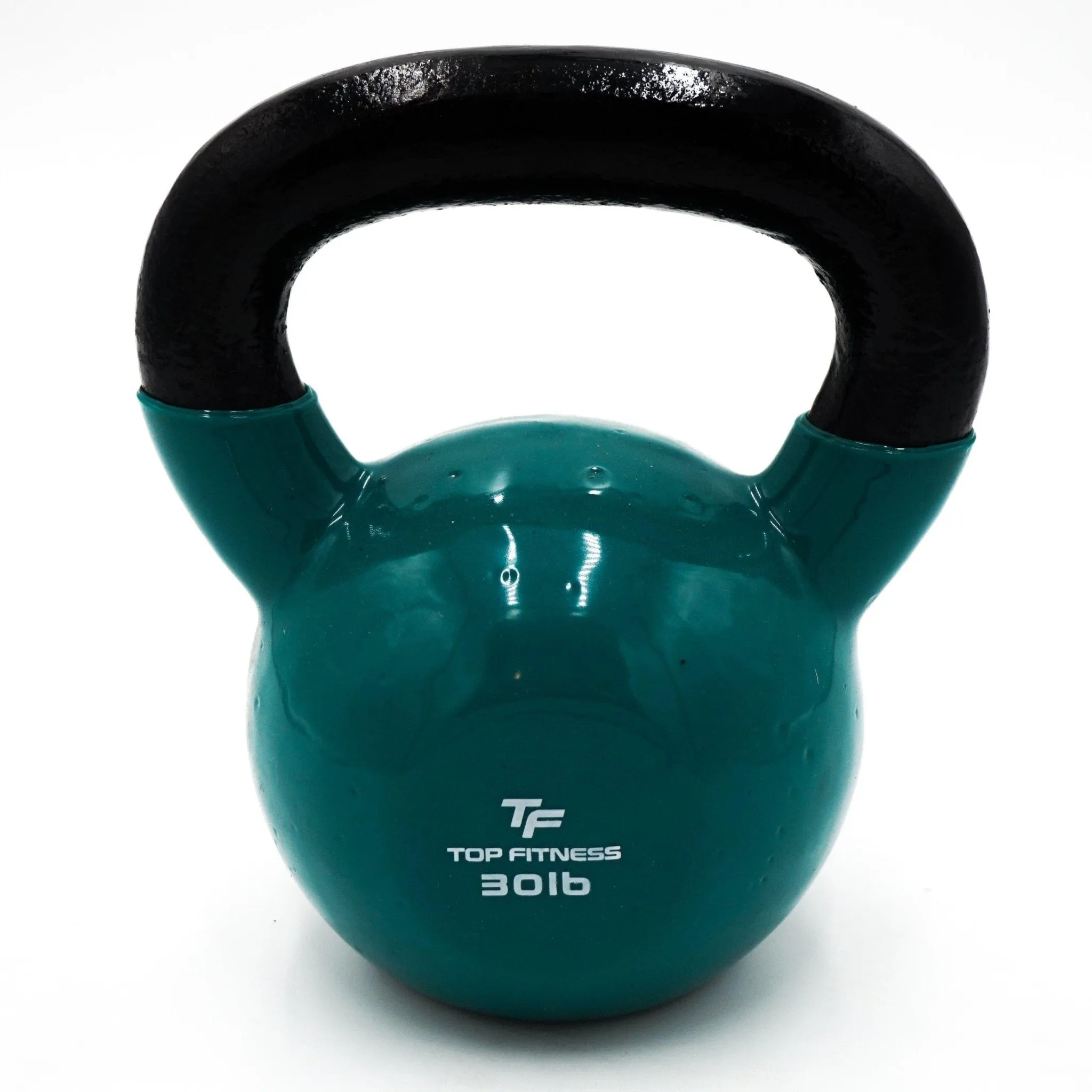 Top Fitness Vinyl Coated Kettlebell