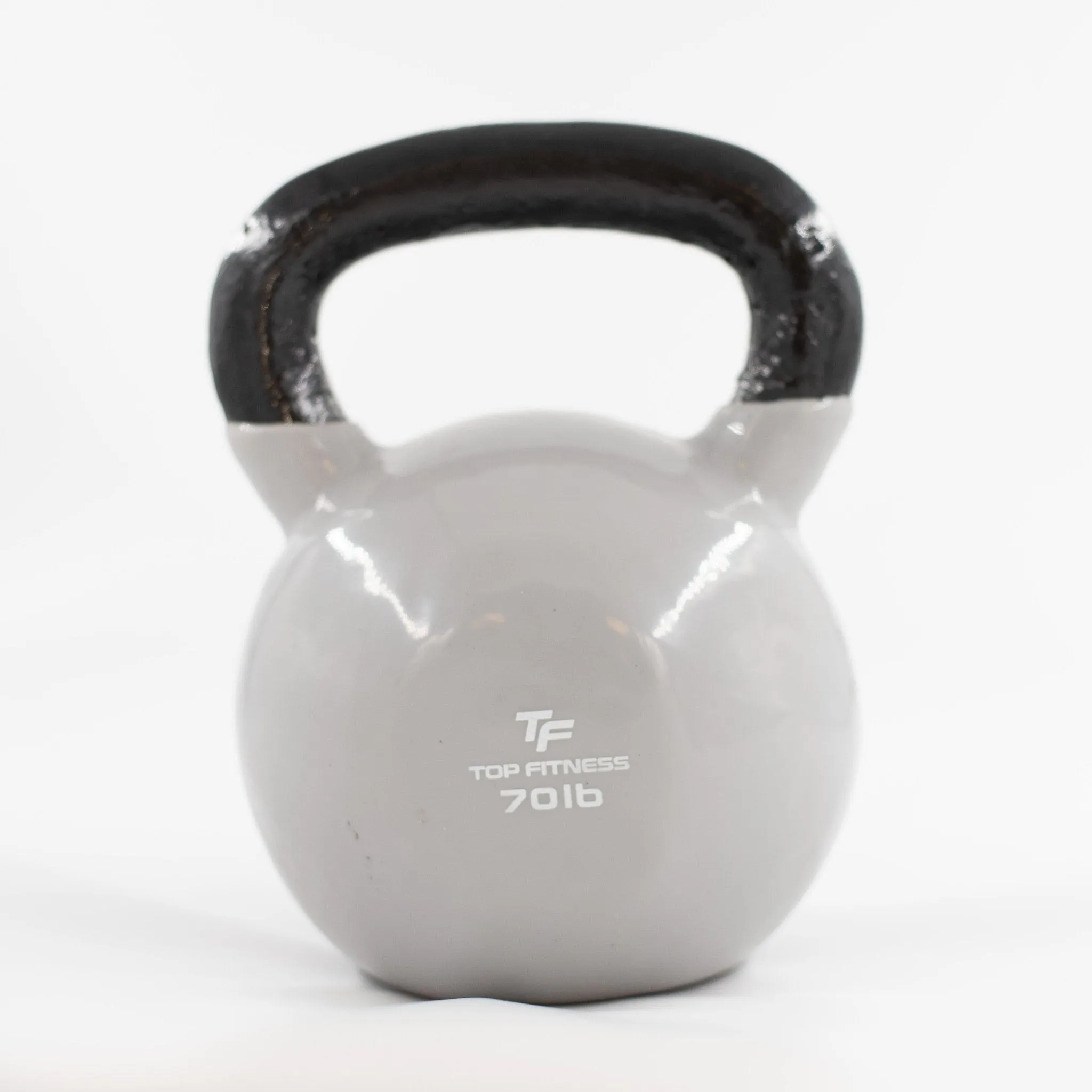 Top Fitness Vinyl Coated Kettlebell