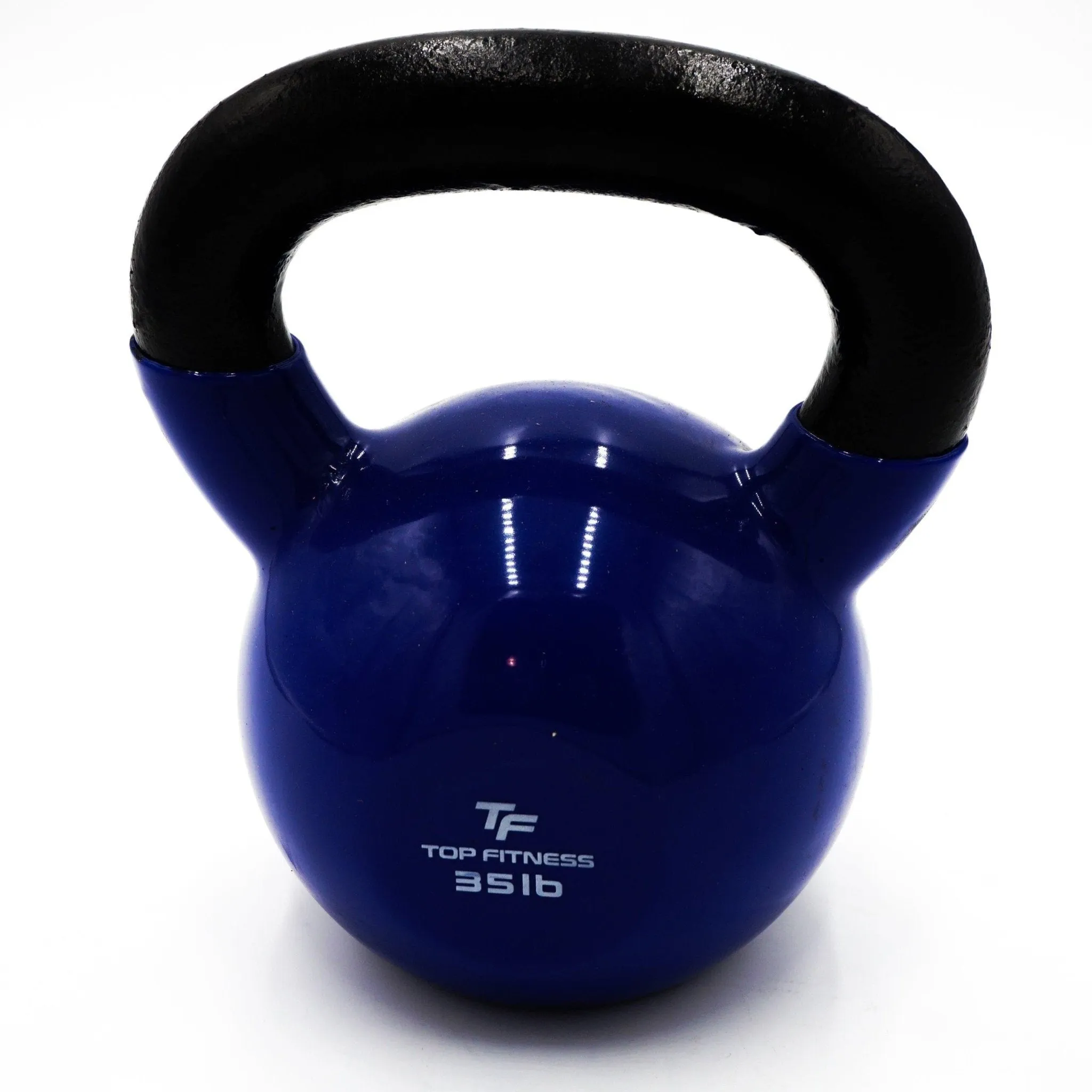 Top Fitness Vinyl Coated Kettlebell