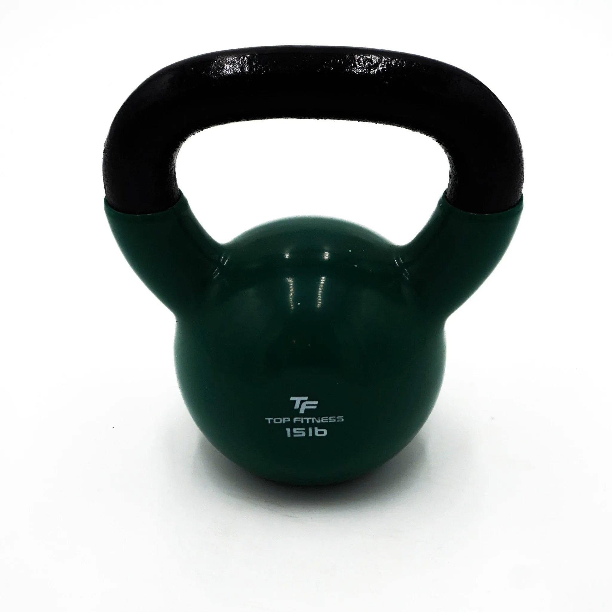 Top Fitness Vinyl Coated Kettlebell