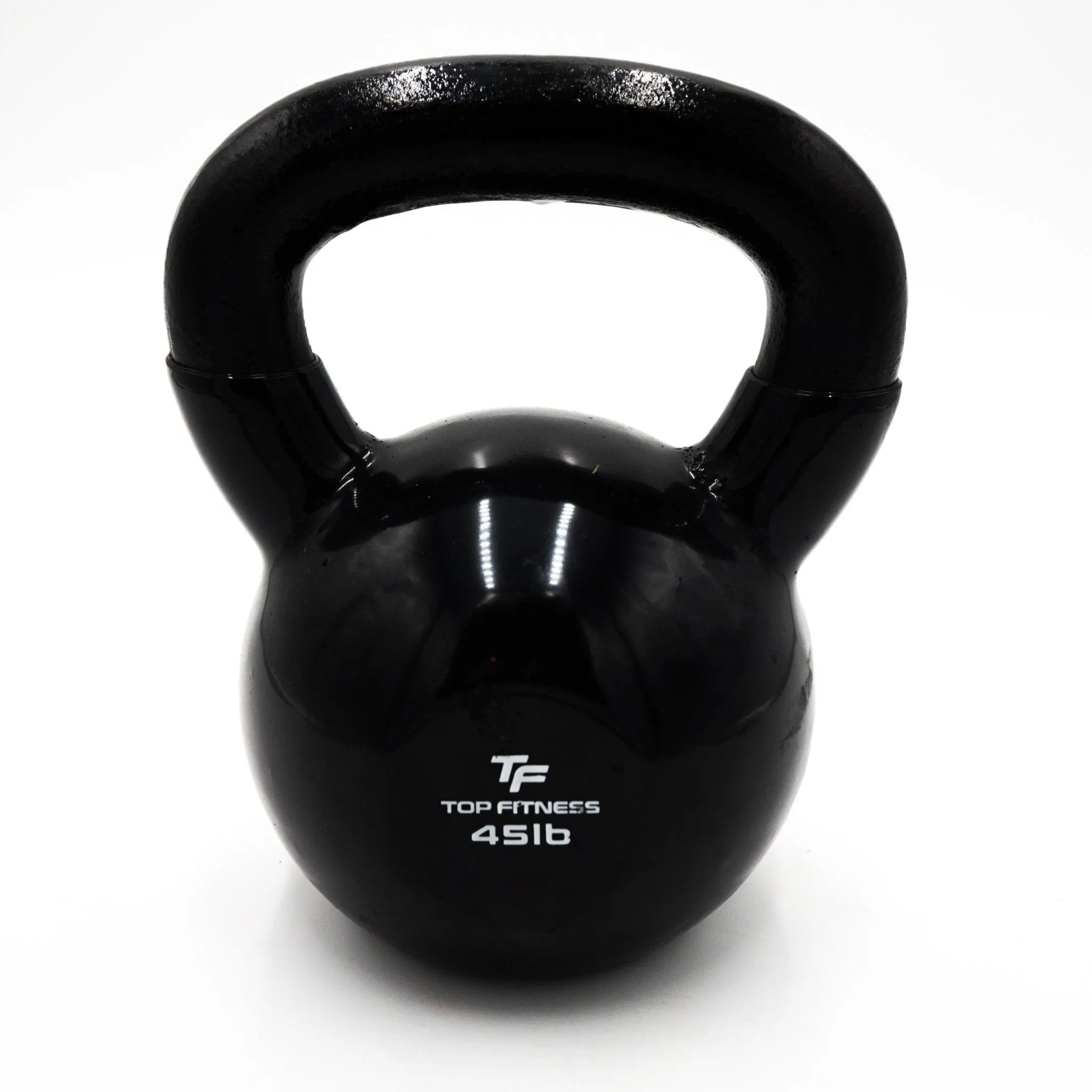 Top Fitness Vinyl Coated Kettlebell