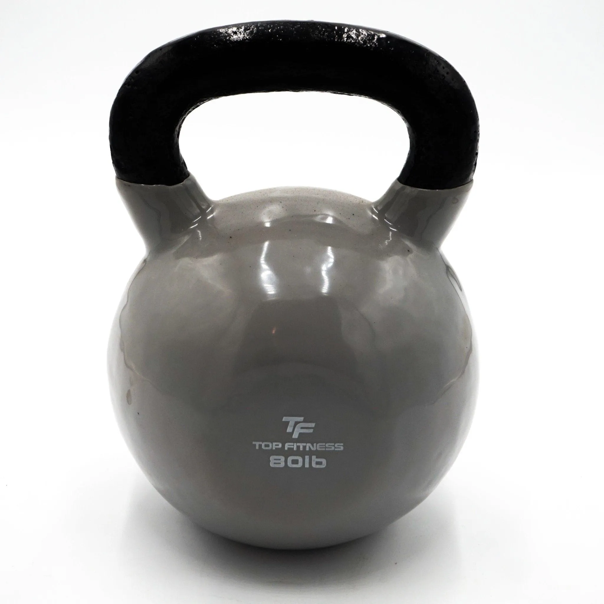 Top Fitness Vinyl Coated Kettlebell