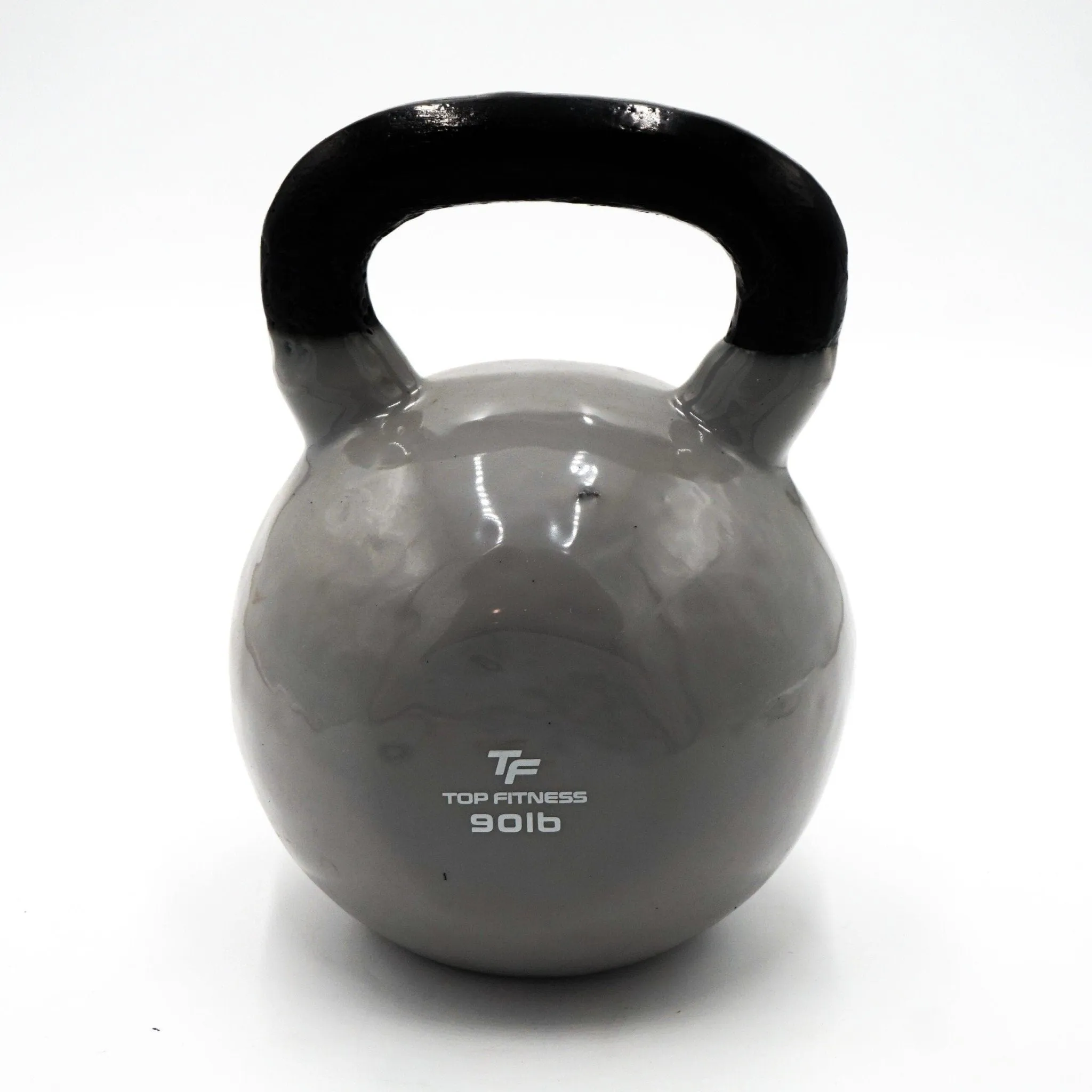 Top Fitness Vinyl Coated Kettlebell