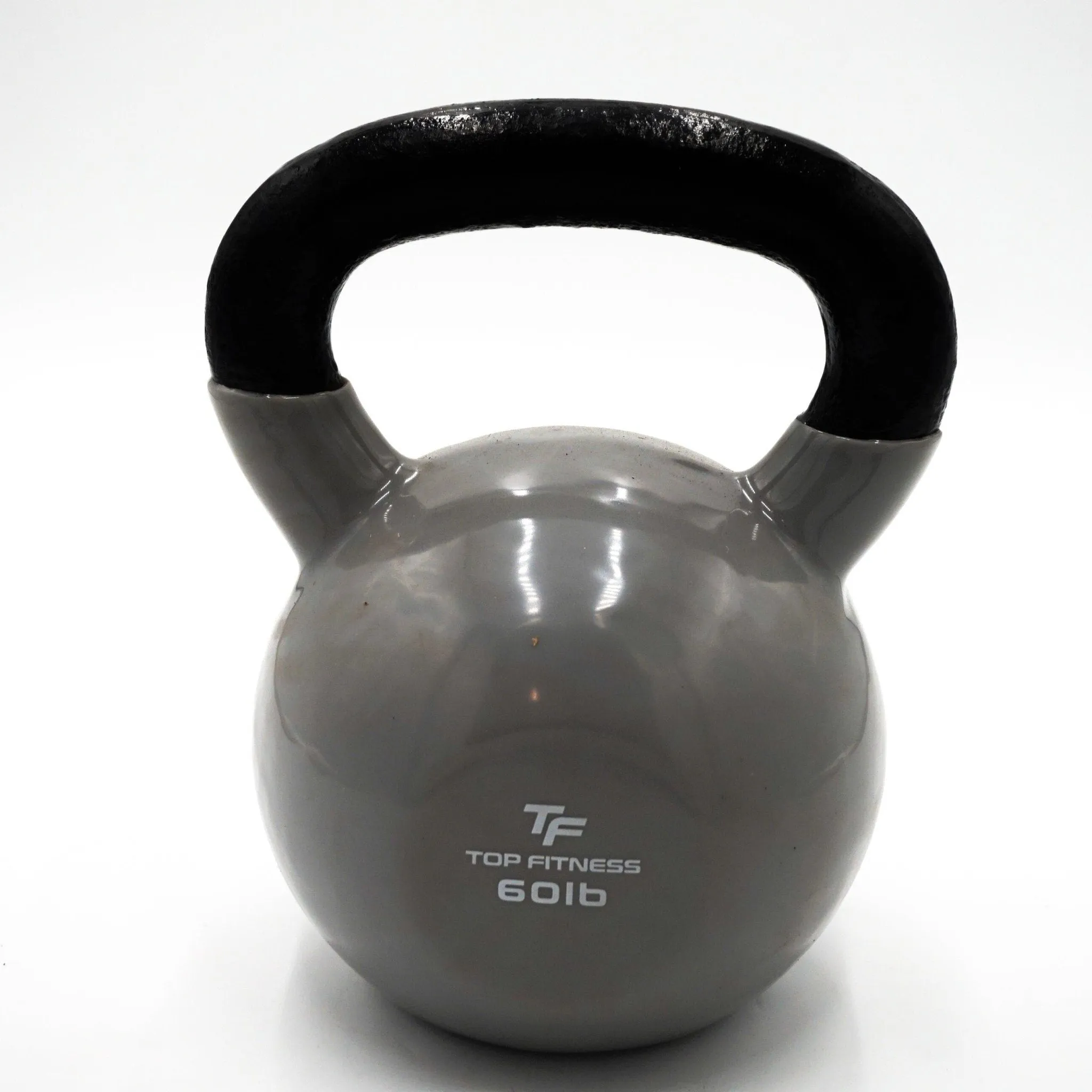 Top Fitness Vinyl Coated Kettlebell