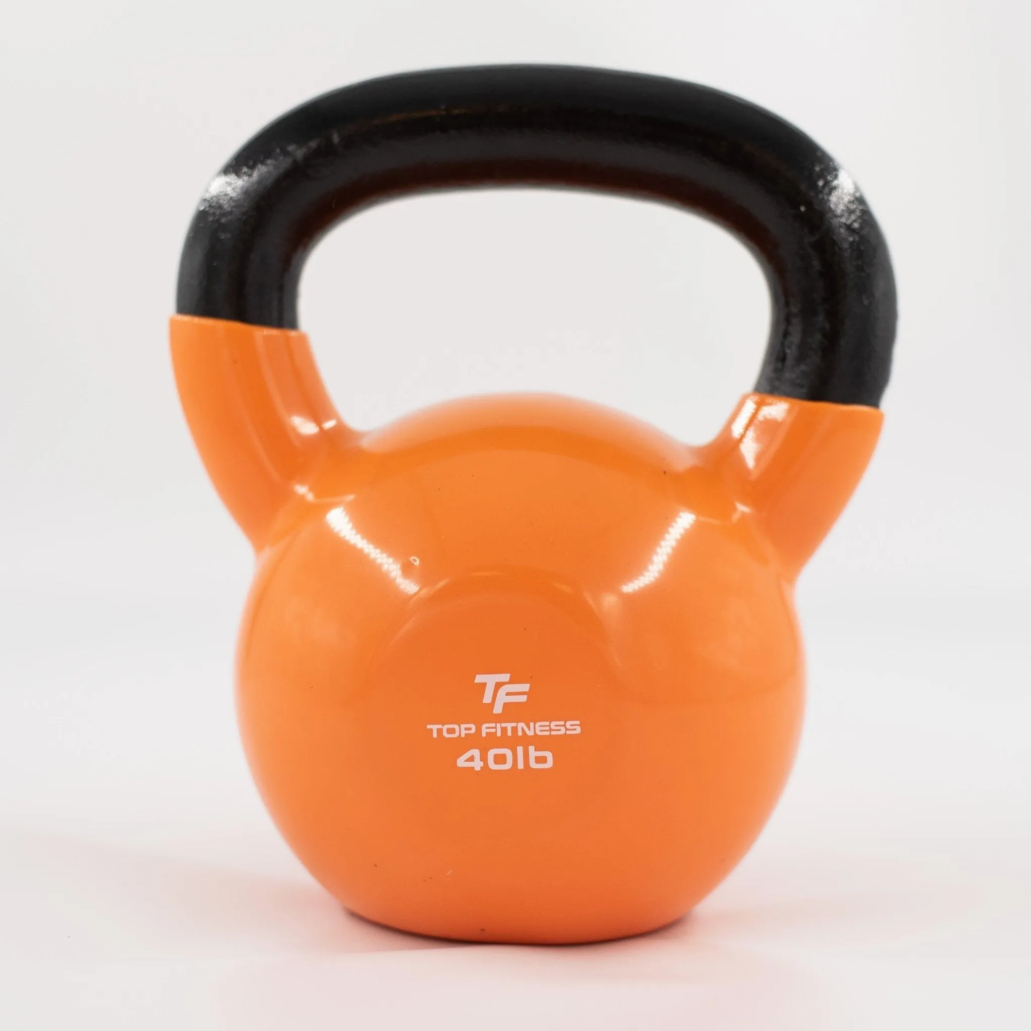 Top Fitness Vinyl Coated Kettlebell