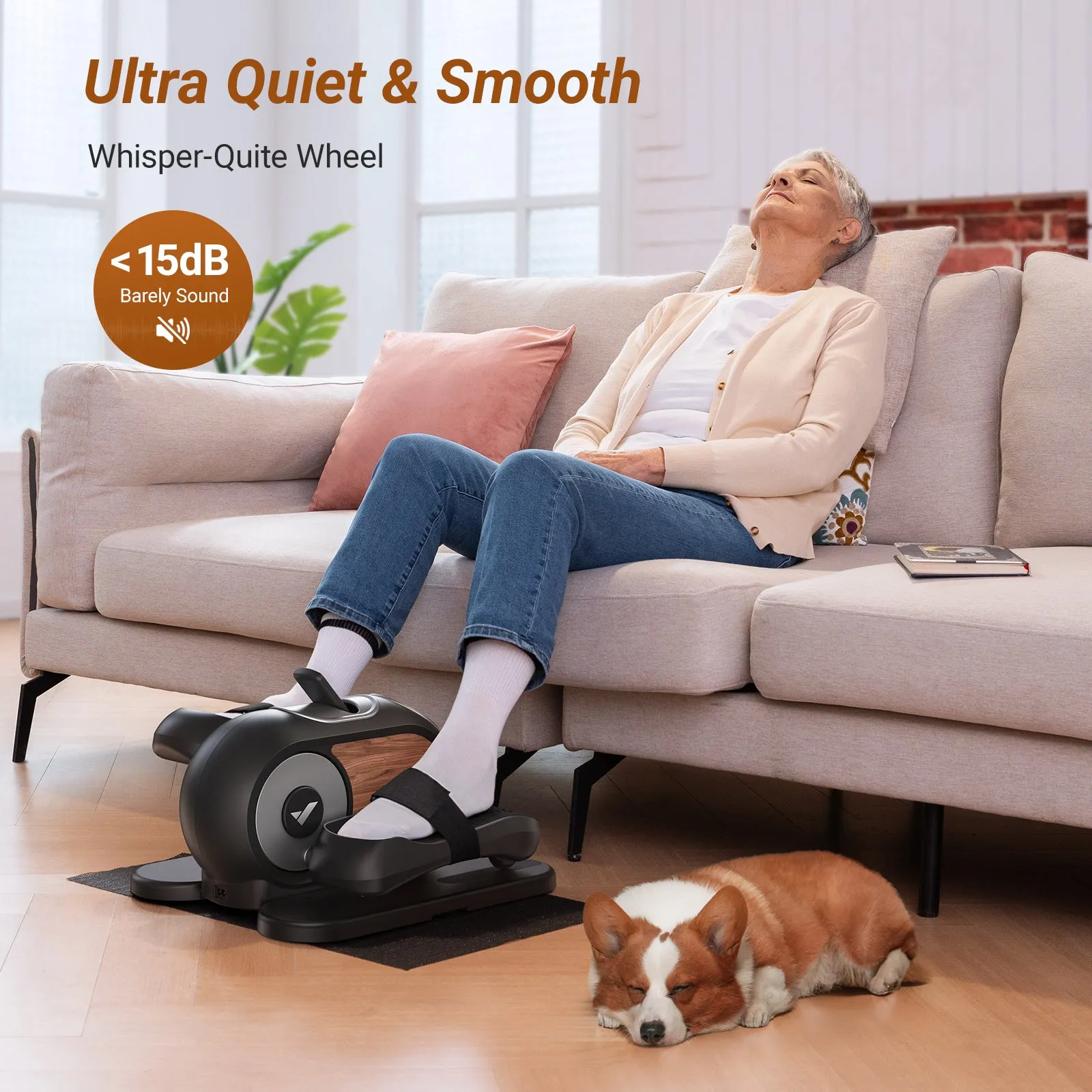 Under desk Electric Elliptical Machine-E32 Mini