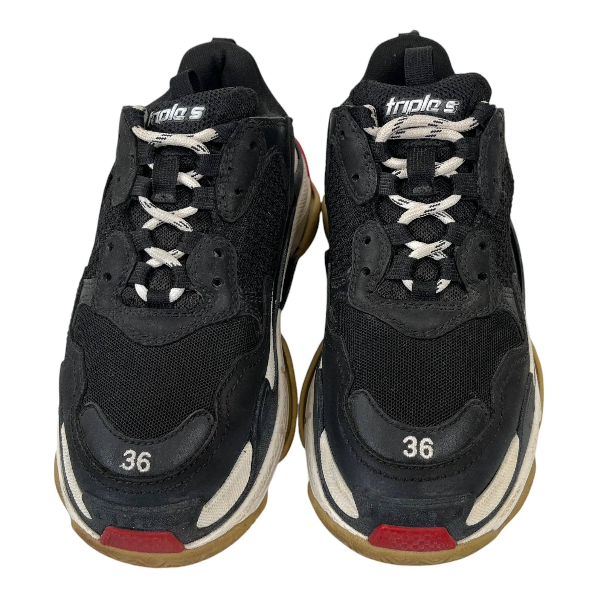 Women's Triple S Low Trainers Black Size EU 36.5 / UK 3.5