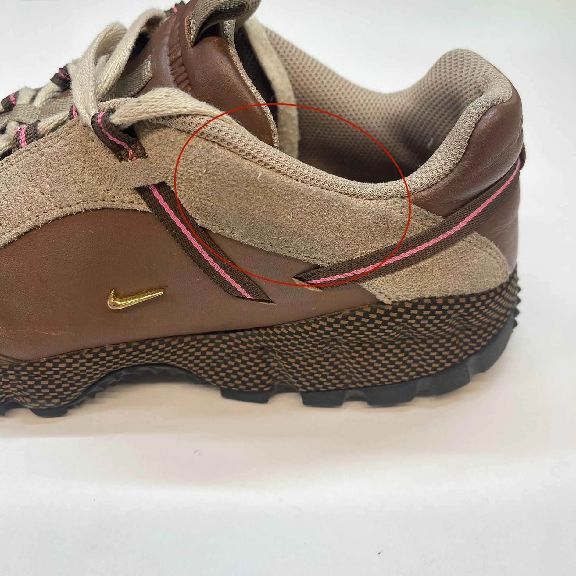 Women's X Nike Air Humara Lx Low Trainers Brown Size EU 39.5 / UK 6.5