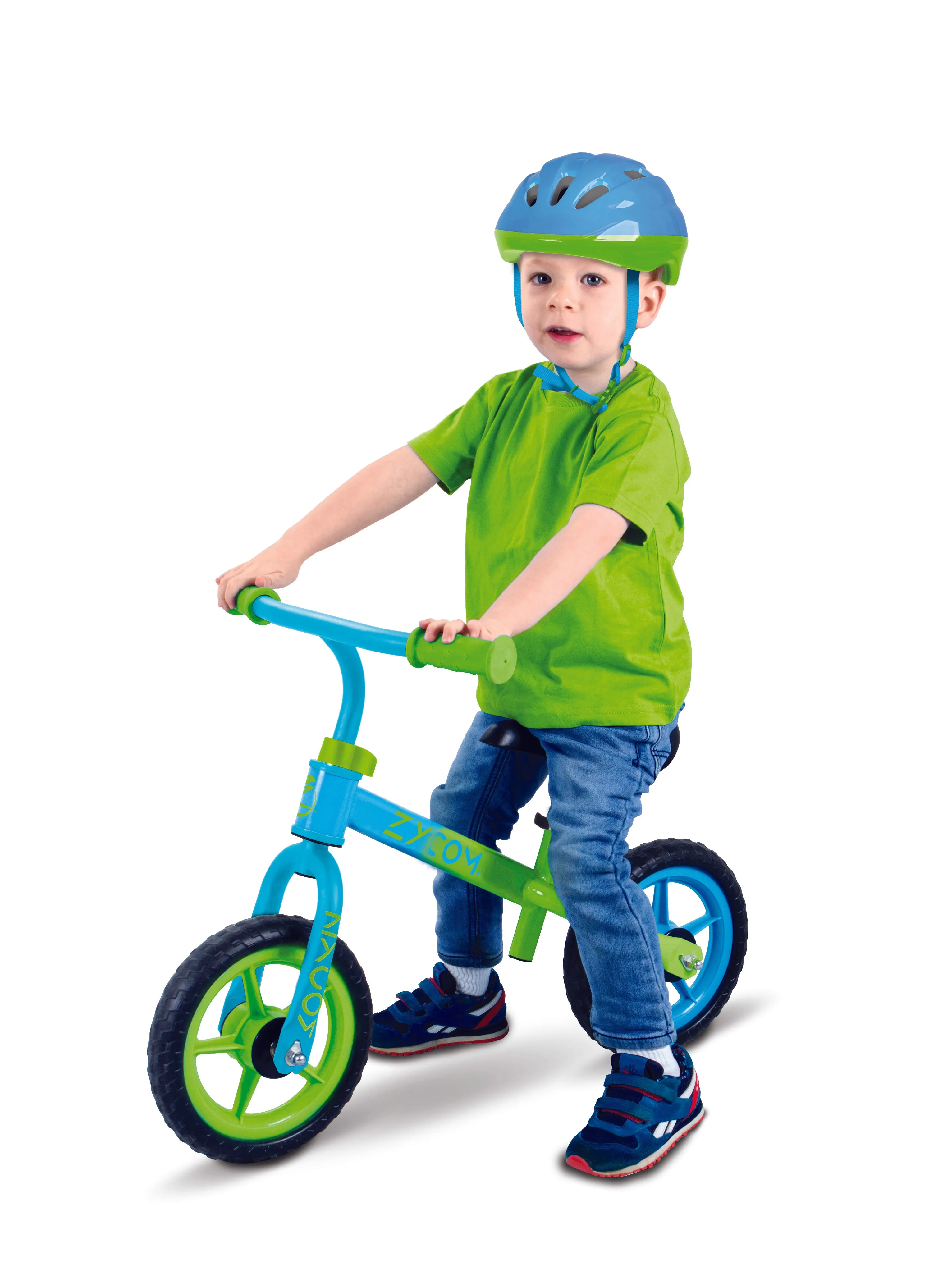 Zycom Zbike Balance Bike With Helmet Blue/Green